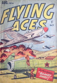 Flying Aces (Jubilee, 1955 series) #5 August 1956