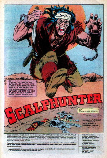 Weird Western Tales (DC, 1972 series) #39 — Scalphunter (page 1)