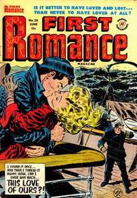 First Romance Magazine (Harvey, 1949 series)  #28 (June 1954)