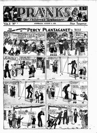 Pranks, the Children's Newspaper (Sunday Times, 1925 series)  v1#1 (9 August 1925)