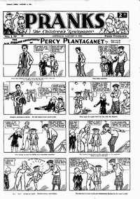 Pranks, the Children's Newspaper (Sunday Times, 1925 series)  v1#22 ([8 January 1926?])