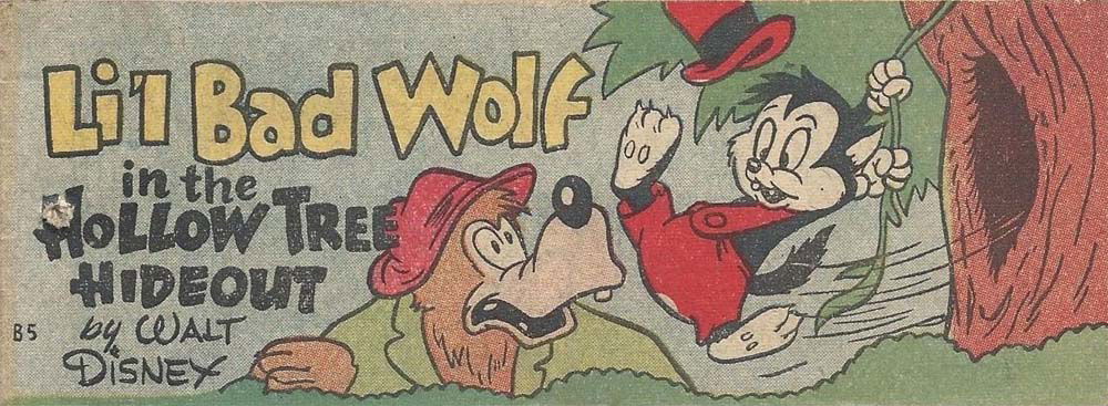 Weeties/Kornies Free! Walt Disney Comics (Nabisco, 1951? series) #B5 — Li'l Bad Wolf ([1951?])