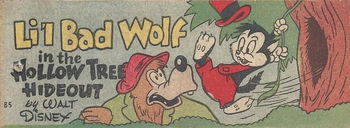 Weeties/Kornies Free! Walt Disney Comics (Nabisco, 1951? series) #B5 ([1951?]) —Li'l Bad Wolf