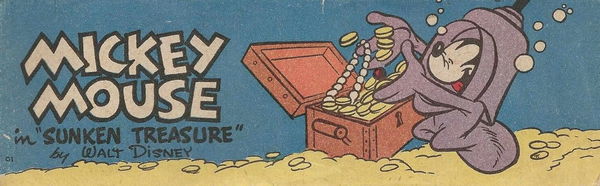 Weeties/Kornies Free! Walt Disney Comics (Nabisco, 1951? series) #G1 ([January 1956?]) —Mickey Mouse