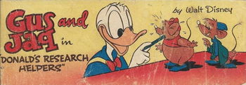 Weeties/Kornies Free! Walt Disney Comics (Nabisco, 1951? series) #G7 ([1956?]) —Gus and Jaq