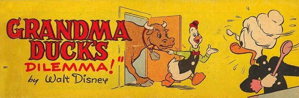 Weeties/Kornies Free! Walt Disney Comics (Nabisco, 1951? series) #H1 ([1957?]) —Grandma Duck's Dilemma!