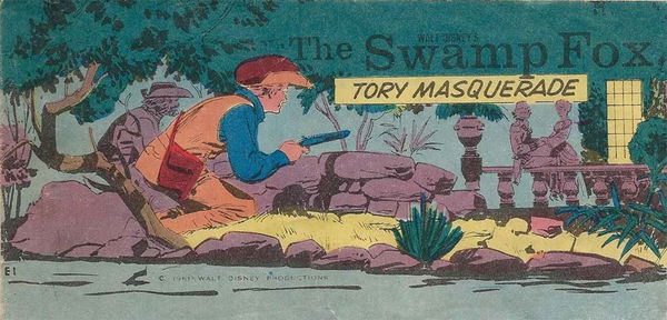 Weeties/Kornies Free! Walt Disney Comics (Nabisco, 1951? series) #E1 ([January 1954?]) —The Swamp Fox