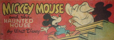 Weeties/Kornies Free! Walt Disney Comics (Nabisco, 1951? series) #E8 — Mickey Mouse and the Haunted House [August 1954?]