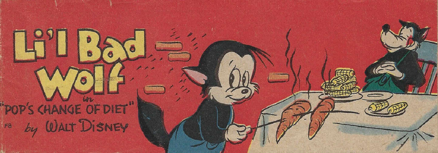Weeties/Kornies Free! Walt Disney Comics (Nabisco, 1951? series) #F8 — Li'l Bad Wolf ([August 1955?])