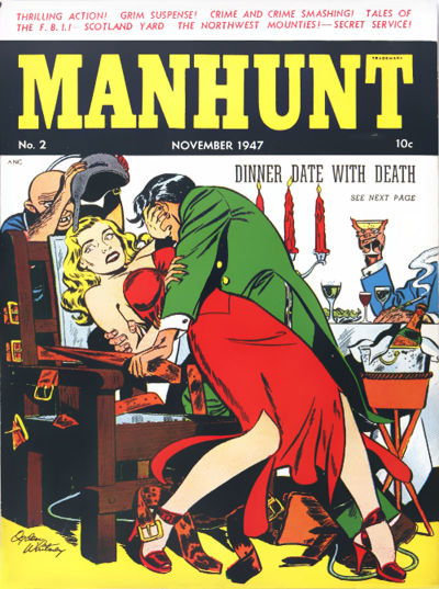 Manhunt (Magazine Enterprises, 1947 series) #2 November 1947