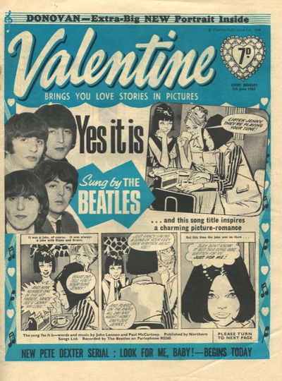 Valentine (Fleetway, 1960 series) 5 June 1965