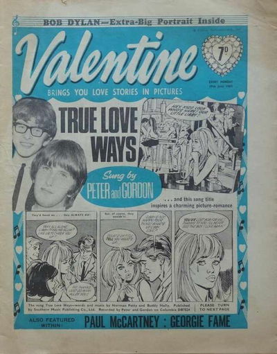 Valentine (Fleetway, 1960 series) 19 June 1965