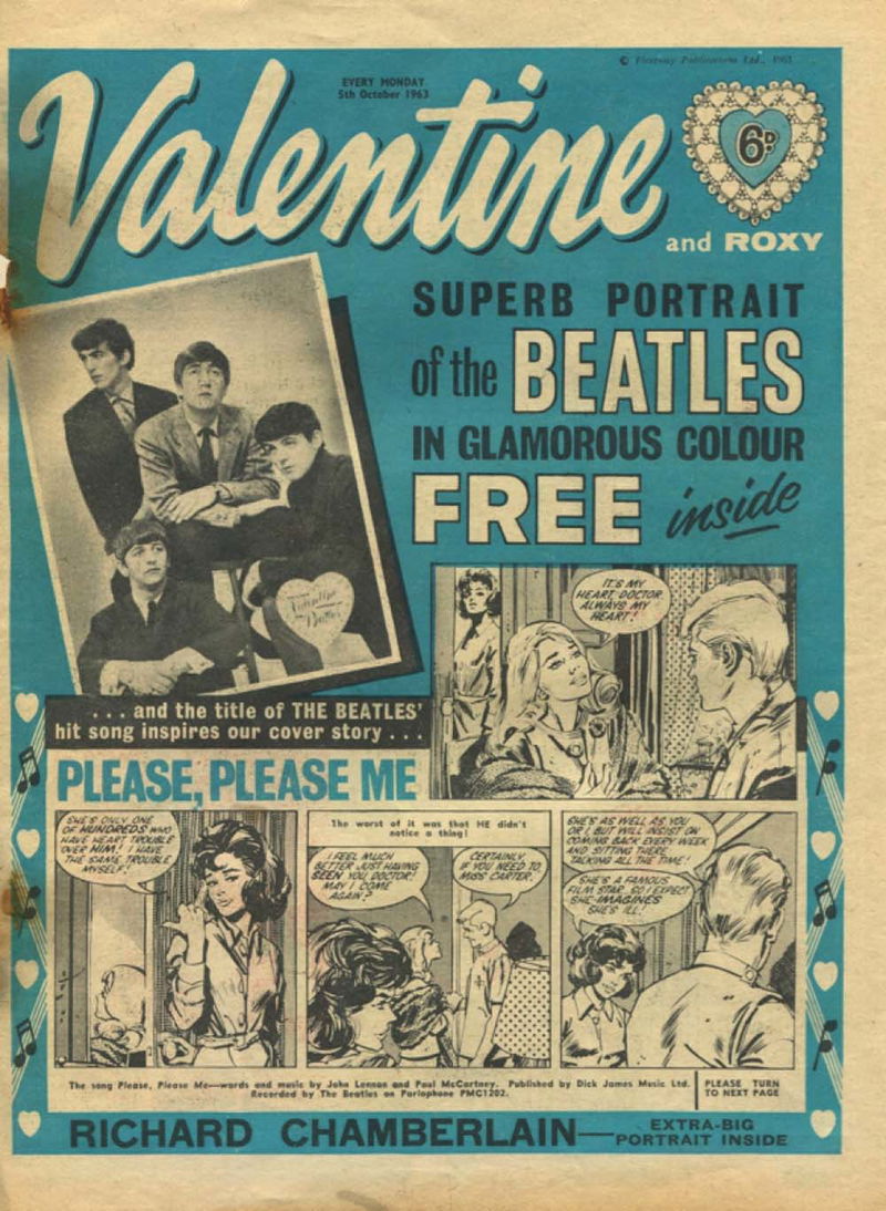 Valentine (Fleetway, 1960 series) 5 October 1963 — and Roxy (5 October 1963)
