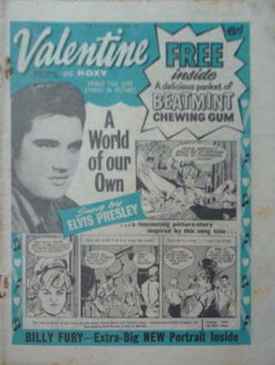 Valentine (Fleetway, 1960 series) 12 October 1963 — and Roxy (12 October 1963)