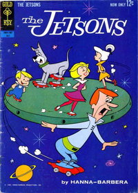 The Jetsons (Western, 1963 series)  #4 (July 1963) — Rollerskating on space platform