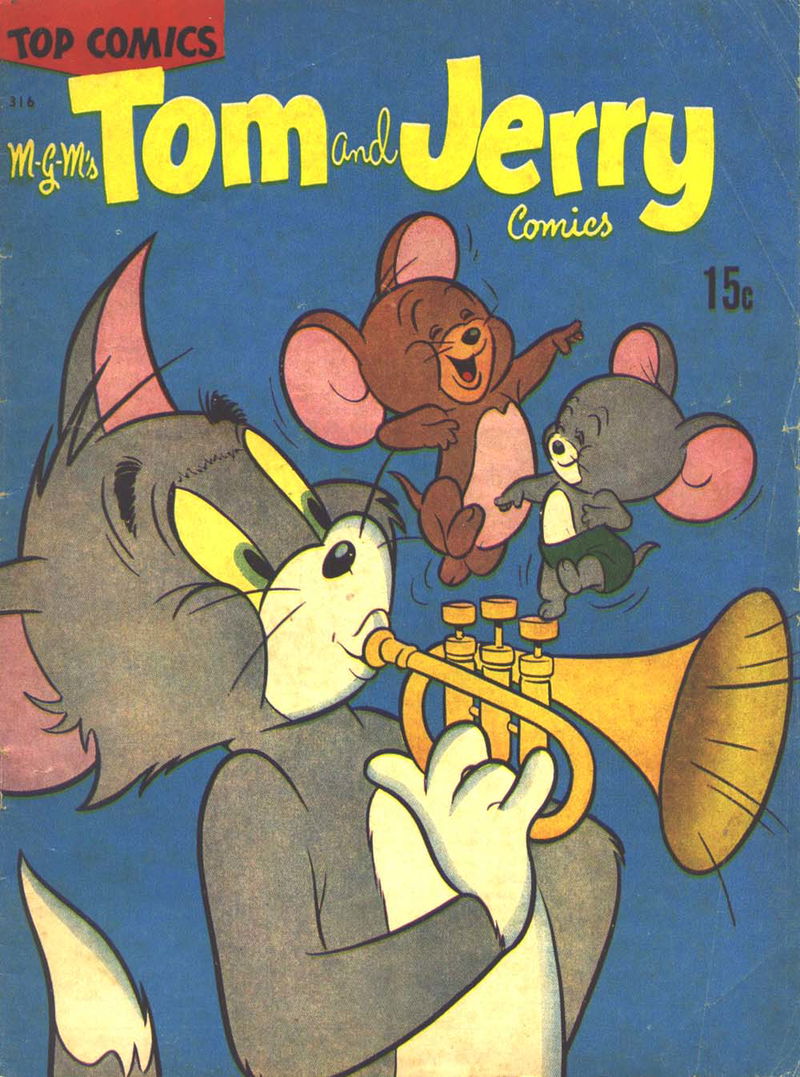 Top Comics M-G-M's Tom and Jerry Comics (Ayers & James, 1971?) #316 ([1971?])