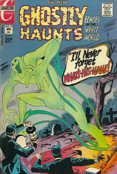 Ghostly Haunts (Charlton, 1971 series) #27 November 1972