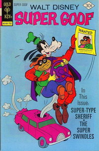 Walt Disney Super Goof (Western, 1965 series)  #41 (February 1977) — SG breaks through crook's car