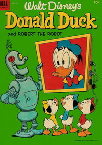 Walt Disney's Donald Duck (Dell, 1952 series)  #28 (March-April 1953) — Robert the robot