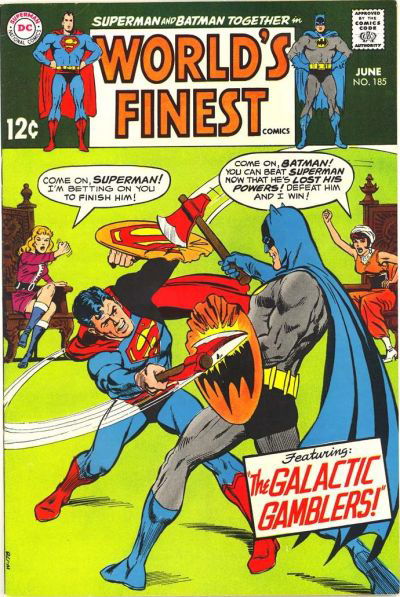 World's Finest Comics (DC, 1941 series) #185 June 1969