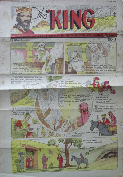 The King: the Story of Jesus Christ in the Words of the Bible Only  #1 (1 May 1949)
