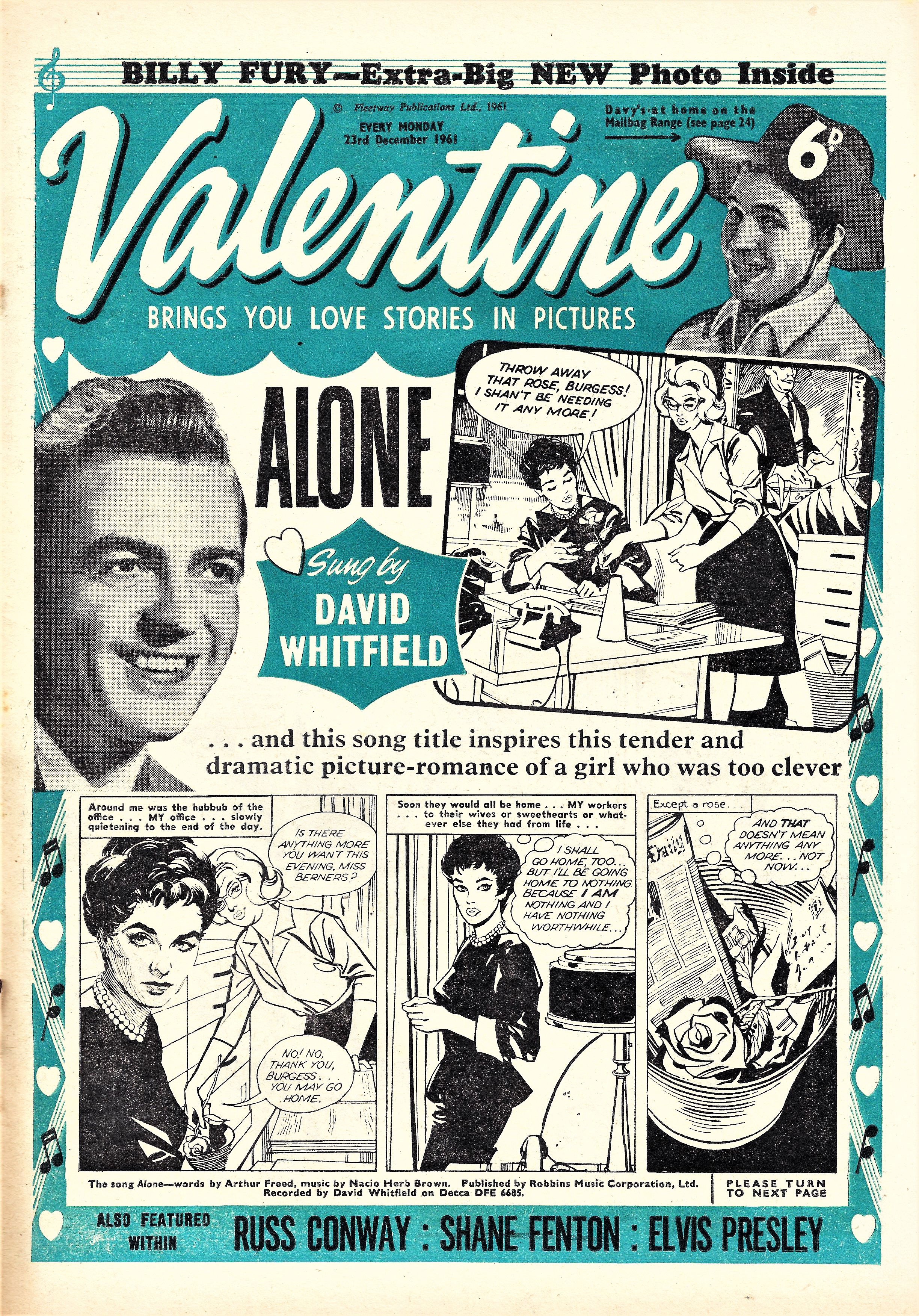 Valentine (Fleetway, 1960 series) 23 December 1961 (23 December 1961)