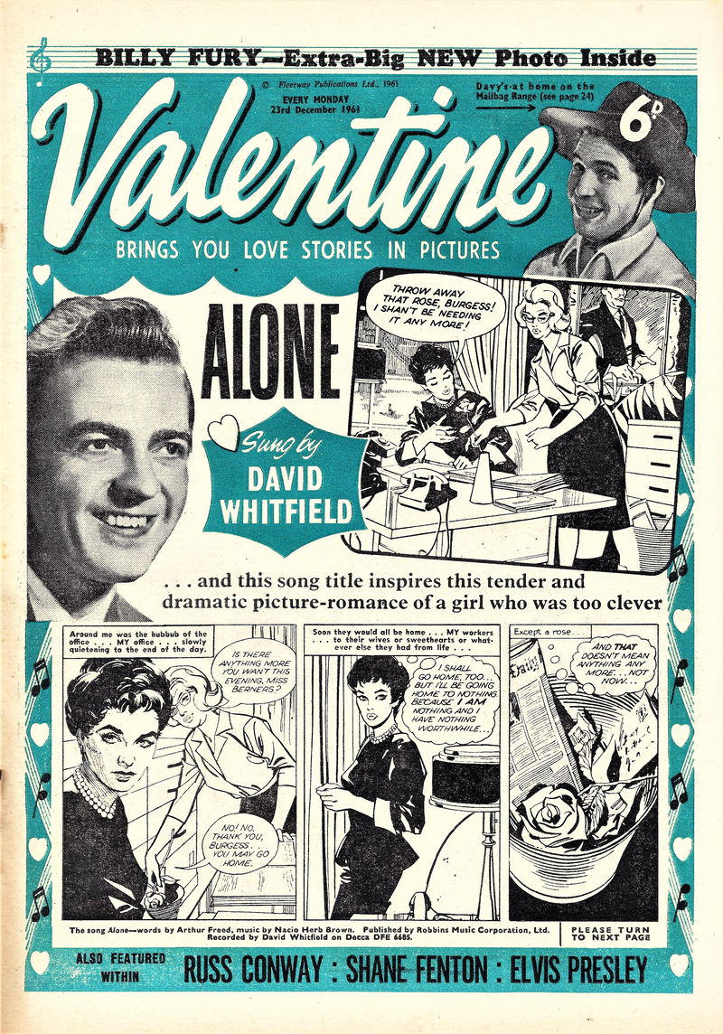 Valentine (Fleetway, 1960 series) 23 December 1961 (23 December 1961)