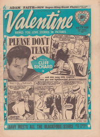 Valentine (Fleetway, 1960 series) 10 September 1960