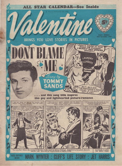 Valentine (Fleetway, 1960 series) 10 December 1960 (10 December 1960)