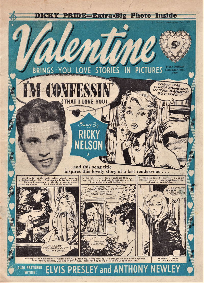 Valentine (AP, 1957 series) 19 September 1959 (19 September 1959)