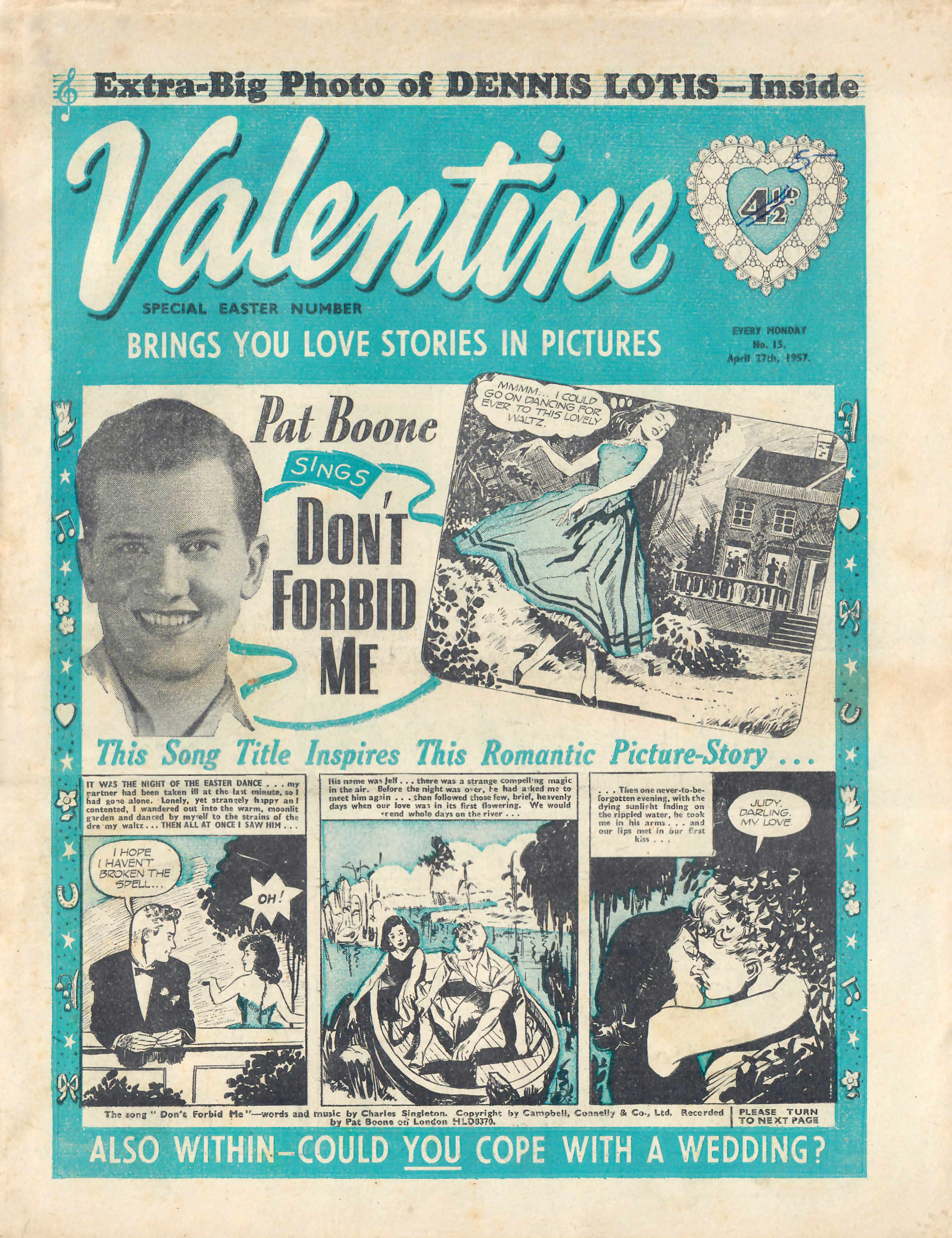 Valentine (AP, 1957 series) #15 (27 April 1957)