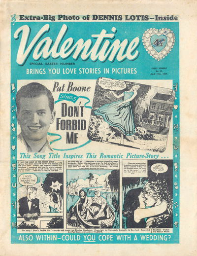 Valentine (AP, 1957 series) #15 (27 April 1957)