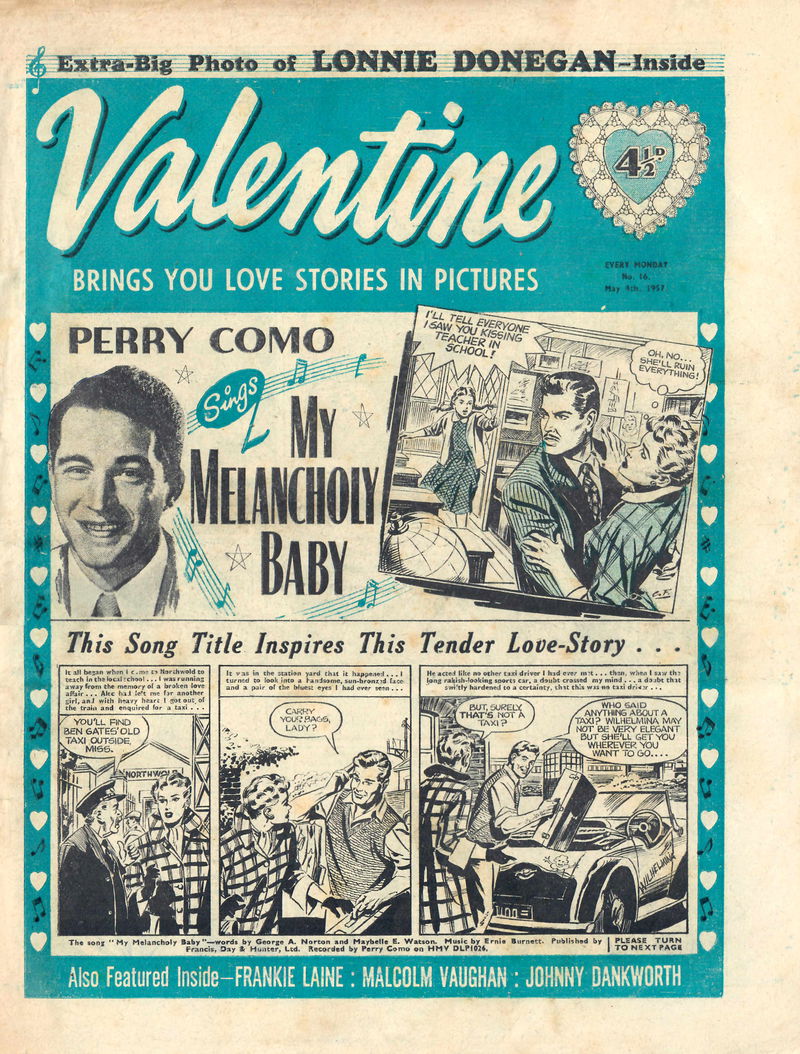 Valentine (AP, 1957 series) #16 (4 May 1957)