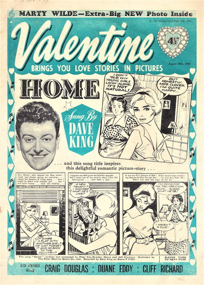 Valentine 29 August 1959