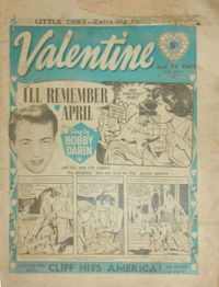 Valentine (Fleetway, 1960 series) 9 April 1960 — and TV Fan (9 April 1960)