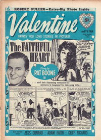 Valentine (Fleetway, 1960 series) 2 July 1960 — and TV Fan