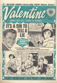 Valentine (Fleetway, 1960 series) 14 January 1961