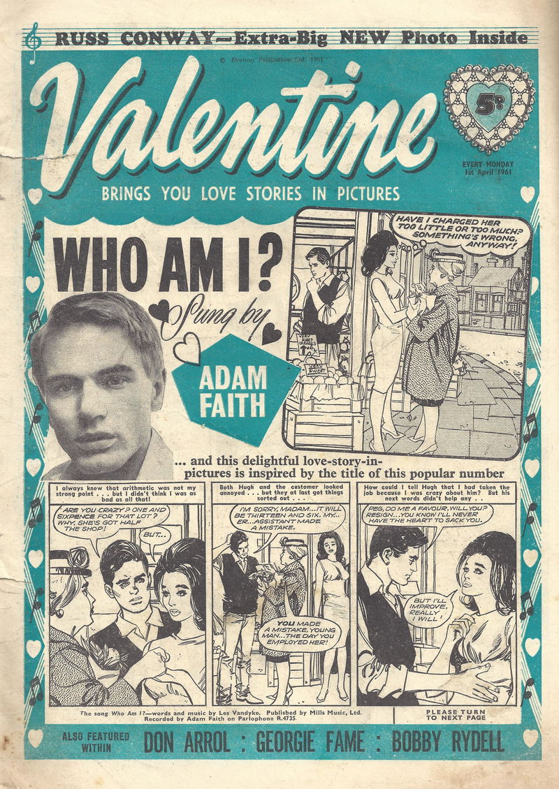 Valentine (Fleetway, 1960 series) 1 April 1961 (1 April 1961)