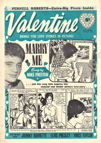 Valentine (Fleetway, 1960 series) 15 April 1961