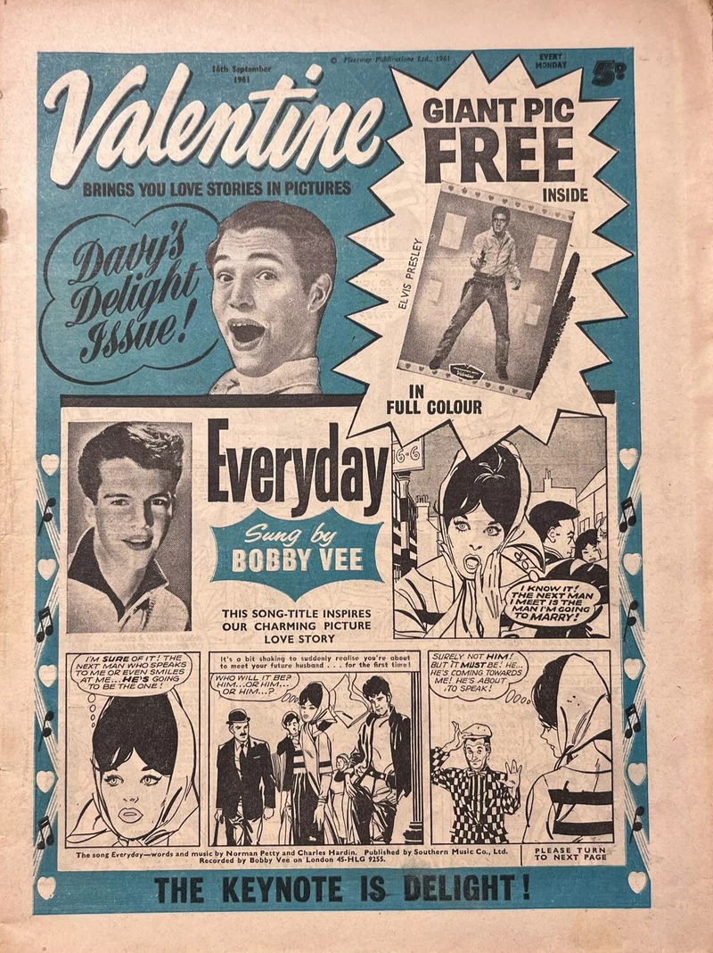 Valentine (Fleetway, 1960 series) 16 September 1961 (16 September 1961)