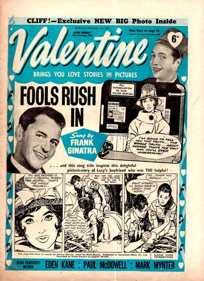 Valentine 14 October 1961