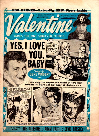 Valentine (Fleetway, 1960 series) 4 November 1961 (4 November 1961)