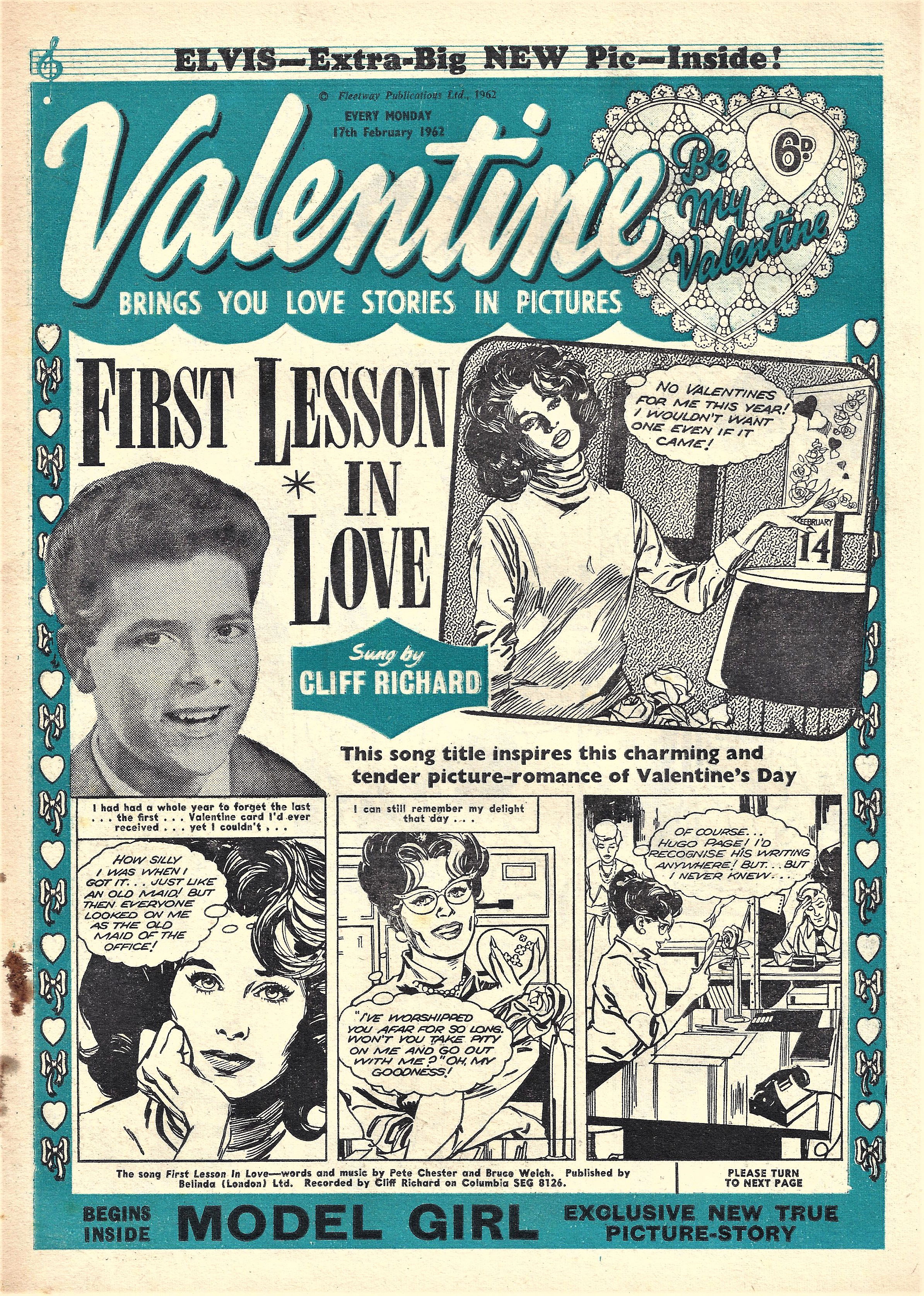 Valentine (Fleetway, 1960 series) 17 February 1962 (17 February 1962)