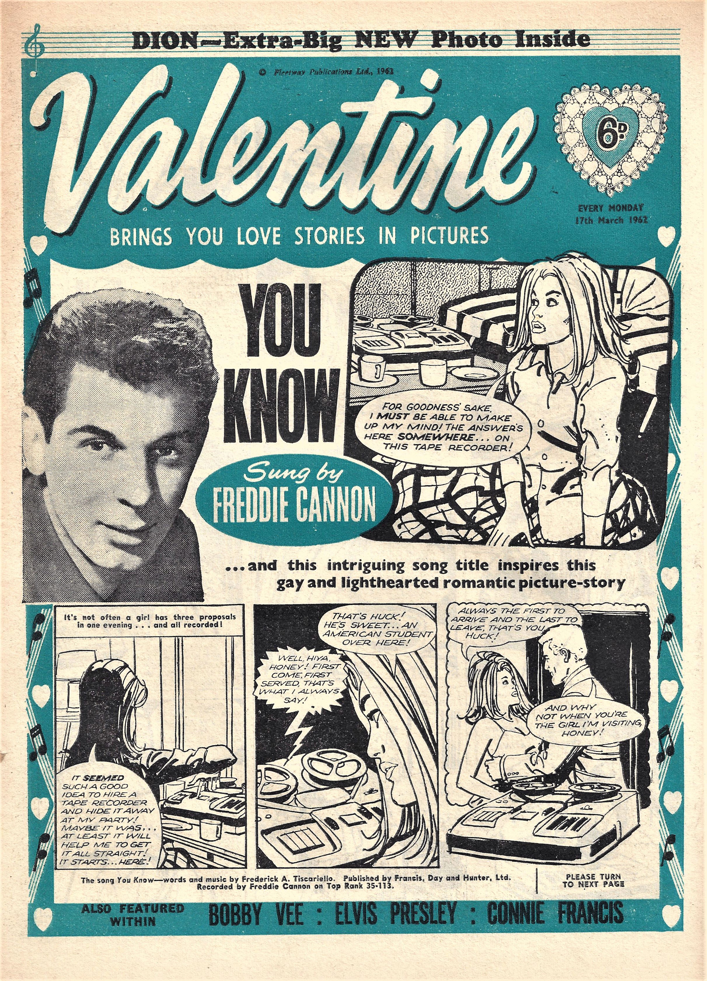 Valentine (Fleetway, 1960 series) 17 March 1962 (17 March 1962)