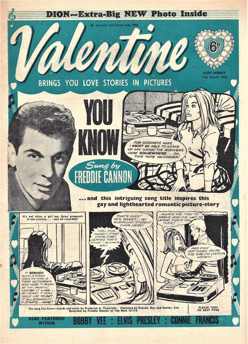 Valentine (Fleetway, 1960 series) 17 March 1962 (17 March 1962)