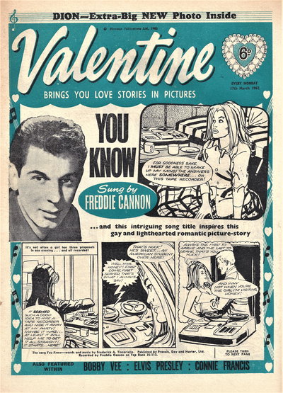 Valentine 17 March 1962