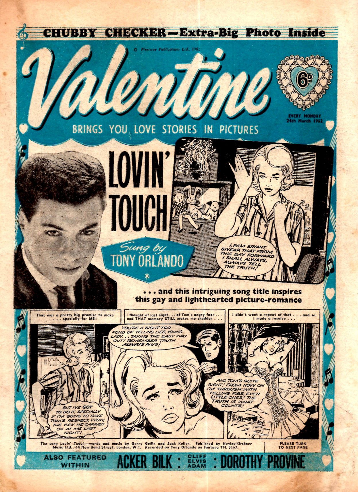Valentine (Fleetway, 1960 series) 24 March 1962 (24 March 1962)