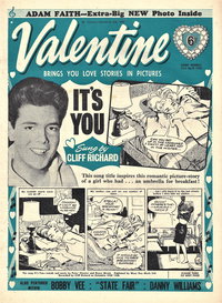 Valentine (Fleetway, 1960 series) 14 April 1962