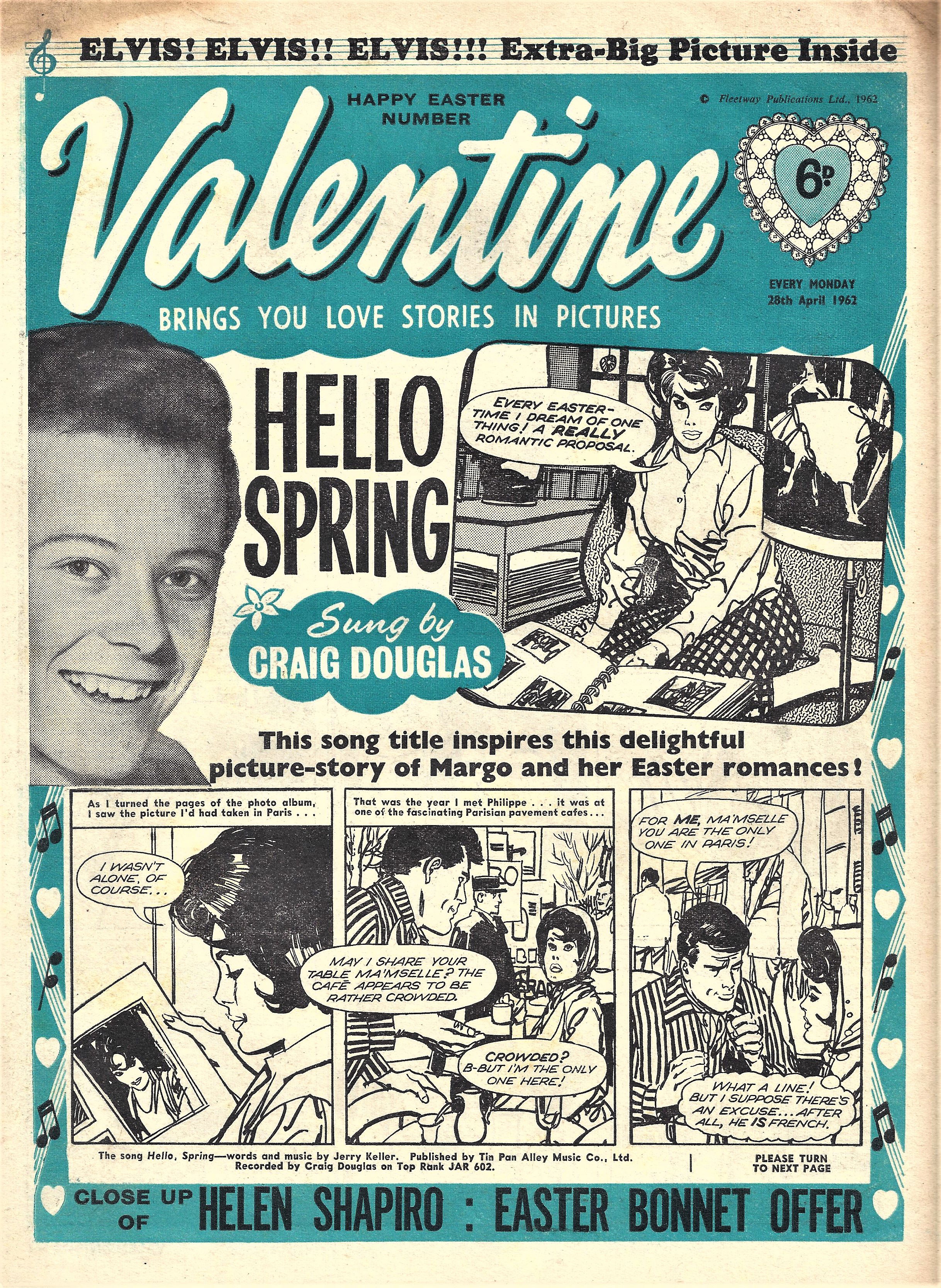 Valentine (Fleetway, 1960 series) 28 April 1962 (28 April 1962)