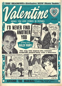 Valentine (Fleetway, 1960 series) 12 May 1962